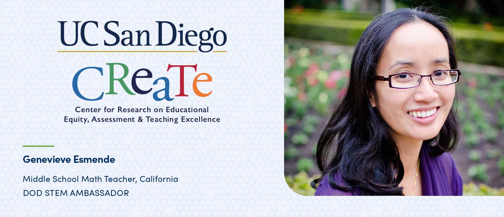 Genevieve Esmende, Middle School Math Teacher