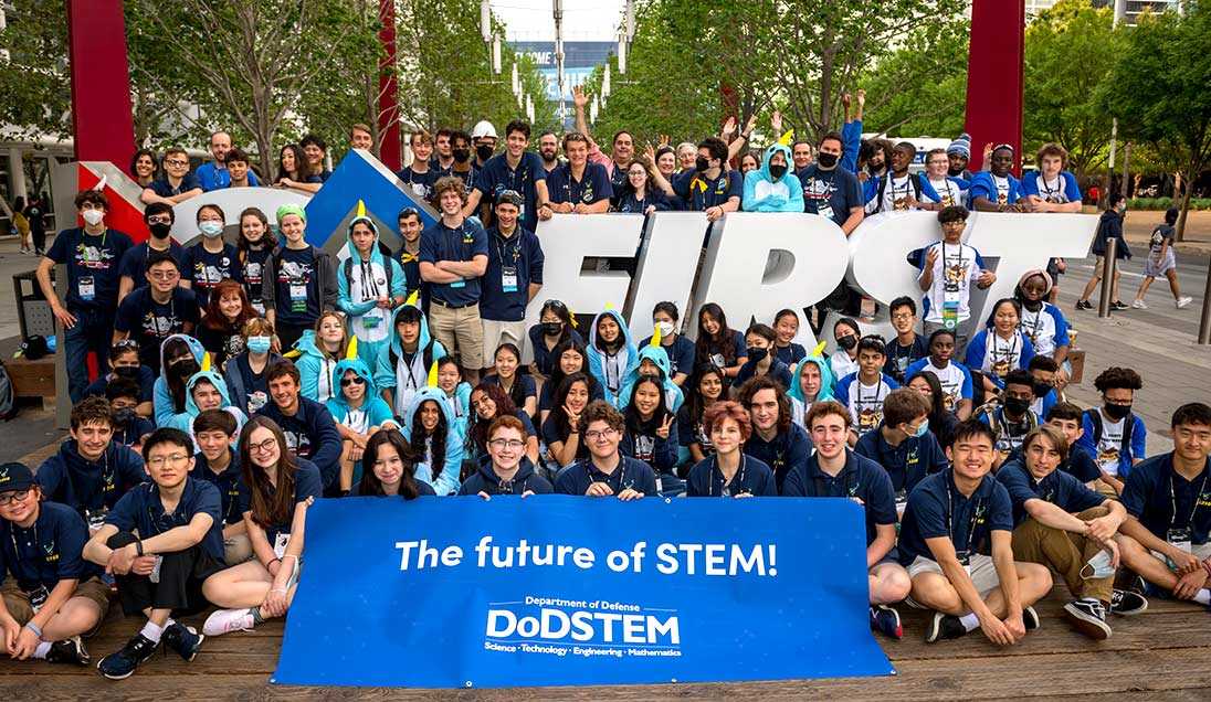 DoW STEM-sponsored teams at 2022 <em>FIRST</em> Championship in Houston.