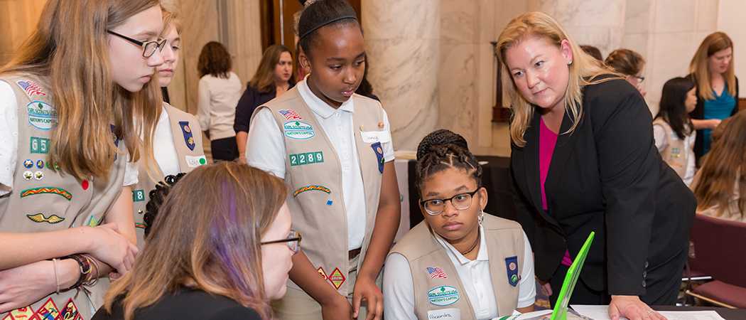 Girl Scouts of the USA Capitol Hill event