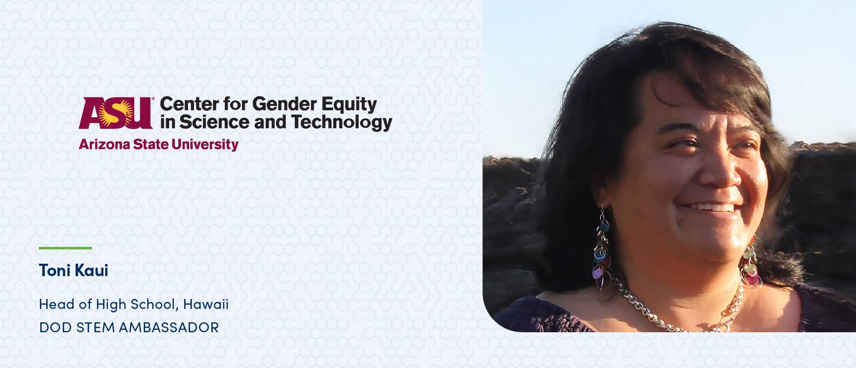 Toni Kaui, Head of High School, Hawaii