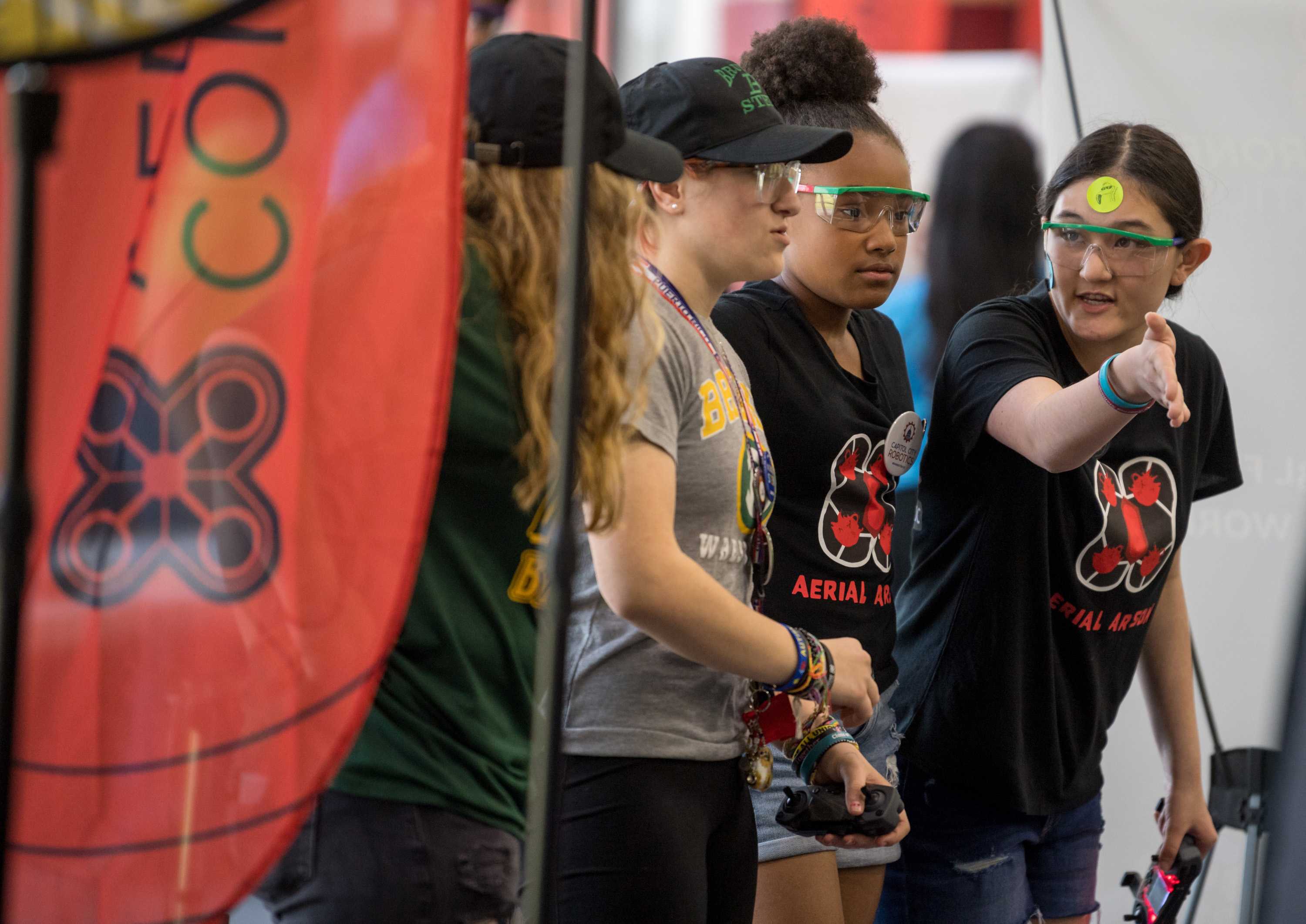 Student participants at the 2023 Aerial Drone Competition Regional Championship in Fairmont, WV.