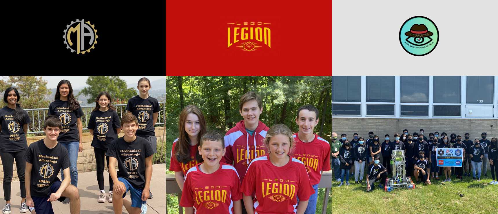 Participants at a FIRST Robotics Competition